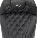 Saddlemen Roadsofa Carbon Lattice Gray Stitch Seat w/o Backrest (823-07-20602)