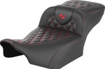 Saddlemen Extended Reach Roadsofa Lattice Red Stitch Seat (823-07-20704)