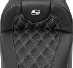 Saddlemen Extended Reach Roadsofa Lattice Silver Stitch Seat (823-07-20705)