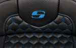 Saddlemen Extended Reach Roadsofa Honeycomb Blue Stitch Seat (823-07-190B1)