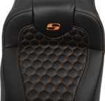 Saddlemen Extended Reach Roadsofa Honeycomb Orange Stitch Seat (823-07-190B3)