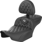 Saddlemen Extended Reach Roadsofa Lattice White Stitch Seat (823-07-207B6)