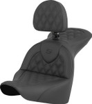 Saddlemen Roadsofa Lattice Stitch Seat w/ Backrest (818-27-182BR)