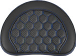 Saddlemen RoadSofa Honeycomb Sissy Bar Pad w/ Blue Stitching (051319001)