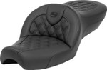Saddlemen RoadSofa Lattice Stitch Seat w/o Backrest (879-03-182)