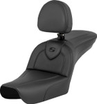 Saddlemen RoadSofa Black Seat w/ Backrest (804-05-187BR)