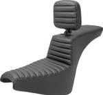 Saddlemen Tour Step-Up Tuck-n-Roll Seat w/ Backrest (818-30-191BR)
