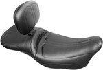 Le Pera Maverick Daddy Long Legs Black Stitched Seat w/ Backrest (LK-957DLTBR)