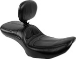 Le Pera Maverick Daddy Long Legs Black Seat w/ Backrest (LV-957DLBR)