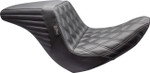 Le Pera Kickflip Up Front Seat Black Double Diamond (LYRU-590DD)