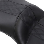 Le Pera Maverick Daddy Long Legs Seat w/ HR Double Diamond Inlay (LK-957DLHR2)
