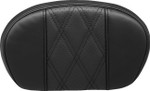 Le Pera Medium Black Sissy Bar Pad w/ GT2/HR2 Inlay (L-SBP02GT/HR2)