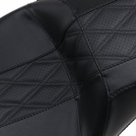 Le Pera Outcast GT2 Black Seat w/ Double Diamond Inlay (LK-997GT2)