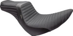 Le Pera Tailwhip Black Seat Pleated w/ Grip Tape (LYR-580PTGP)
