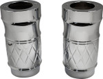 Eddie Trotta Chrome Platinum Cut Fork Slider Covers (TC-WT963)