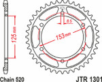 JT Steel Rear Sprocket 42 Tooth (JTR1301.42)
