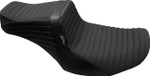 Le Pera Tailwhip Black Seat Pleated w/ Gripper (LV-587PTGP)