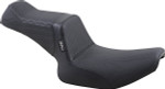 Le Pera Tailwhip Black Seat w/ Basketweave Stitch (L-588BW)