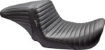Le Pera Kickflip Up Front Seat Black Pleated (LKU-591PT)