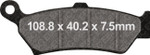 EBC Double-H Sintered Brake Pads (FA781HH)