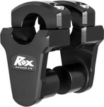 Rox Speed FX 2" Pivoting Bar Black Risers for 1 1/8" Handlebars (1R-P2PPK)