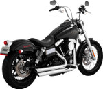 Vance & Hines Big Shots Staggered Chrome Exhaust System (17338)