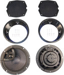 J&M Rokker 6.58" Fairing Speaker Kit w/ Hi-Output PEI Tweeter (HC13-6582TW-XRP)
