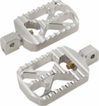 Joker Machine Bear Claw Footpegs | Silver (08-646-5)