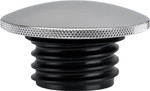Joker Machine Aluminum Gas Cap | Knurled | Chrome (10-444C)