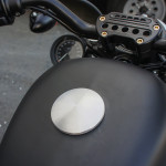 Joker Machine Aluminum Gas Cap | Knurled | Chrome (10-444C)