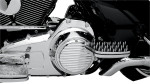 Joker Machine Billet Aluminum Finned Derby Cover - Chrome (06-99FN)