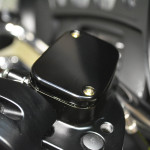 Joker Machine Front Brake Master Cylinder Cover | Smooth | Black (08-004B)