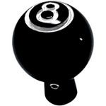 Joker Machine Billet Eight Ball Choke Cable Knob | Black (02-59)