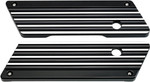 Joker Machine Finned Saddlebag Latch Covers | Black (04-50-1B)