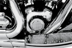 Joker Machine Points Cover | 5-Hole | Finned | Chrome (02-99FN)