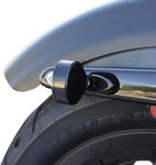 Joker Machine Omega LED Turn Signals | Black with Red LEDs (05-250-RB)