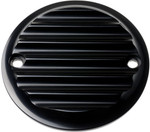 Joker Machine Points Cover | 2-Hole | Finned | Black (02-98-1)