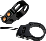 Joker Machine Rat Eye LED Fork Mount Turn Signals | 49mm | Black (05-200-3B)