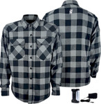 Gerbing 7V Battery Heated Mens Long Sleeve Flannel Shirt
