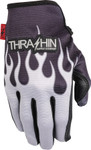 Thrashin Supply Flame Stealth Mens Textile Motorcycle Gloves