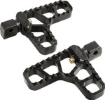Joker Machine Serrated Heel Pegs | Black (08-62-8B)