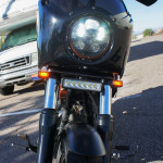 Joker Machine Rectangle LED Fork Mount Turn Signals | 39mm | Black (05-300-1)