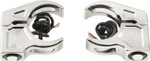 Joker Machine Fork Mount Amber Turn Signals | 39mm | Chrome (05-220-3)