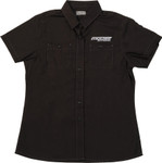 Moose MO Shop Womens Button Up Short Sleeve Shirt