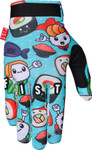 Fist Strapped Saya Sakakibara Sushi Power Kids MX Offroad Gloves