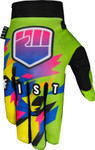 Fist Strapped 90's Mens MX Offroad Gloves