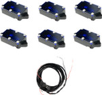Heretic LED Rock Light w/Blue Lens (6 Pack) (70027)