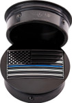 Figurati Thin Blue Line Flag Black Swing Arm Pivot Covers (FD71-AFBL-BLK)