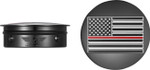 Figurati Thin Red Line Flag Black Swing Arm Pivot Covers (FD75-AFRL-BLK)