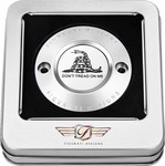 Figurati Don't Tread on Me Polished 2 Hole Timing Cover (FD40-TC-2H-SS)